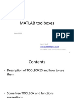 Introduction to MATLAB 2 Toolboxes)