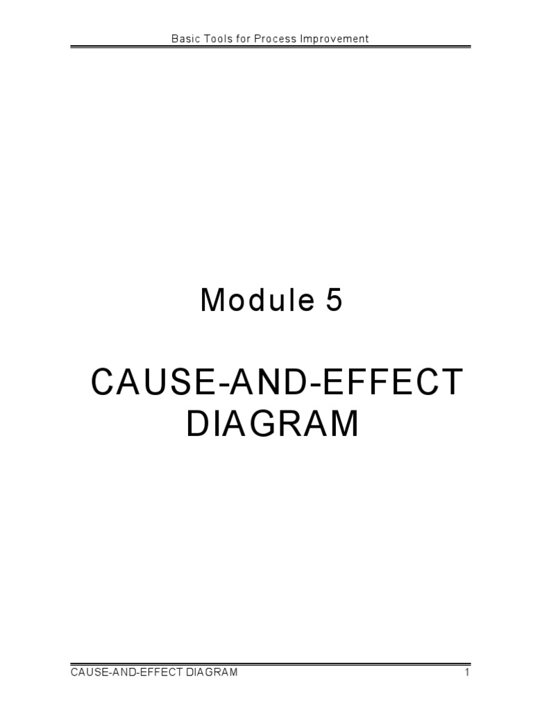 Cause and Effect Diagram PDF | PDF | Causality | Nature