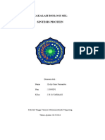 Makalah Sintesis Protein