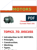 DC Motors: Presenter
