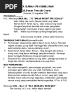Tata Ibadah Penghiburan