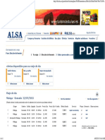 Elección de Horario - ALSA