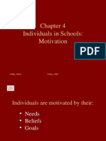 Ch4 Individual in School - Motivation