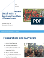 Quantitative Research on Satisfaction of Park Visitor in Bandung, Indonesia