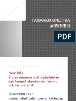 Farmakokinetika Absorbsi