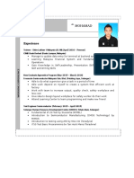 Resume Summary: Mohamad Syamil Bin Kamarudin