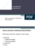 MMC Processing Methods & Powder Metallurgy