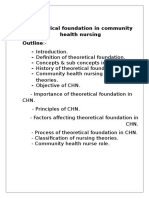 Theoretical Foundation of community health nursing.docx