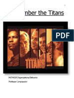 Remember The Titans MGT4020 Organization PDF
