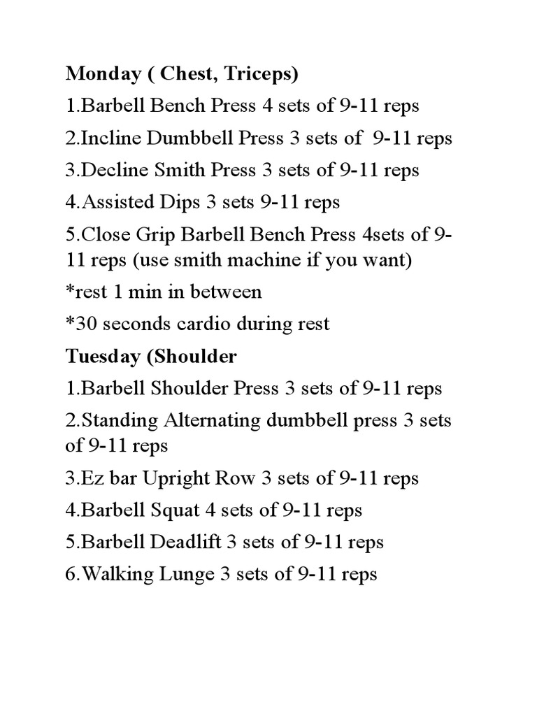 Lazar Angelov Workout Routine PDF