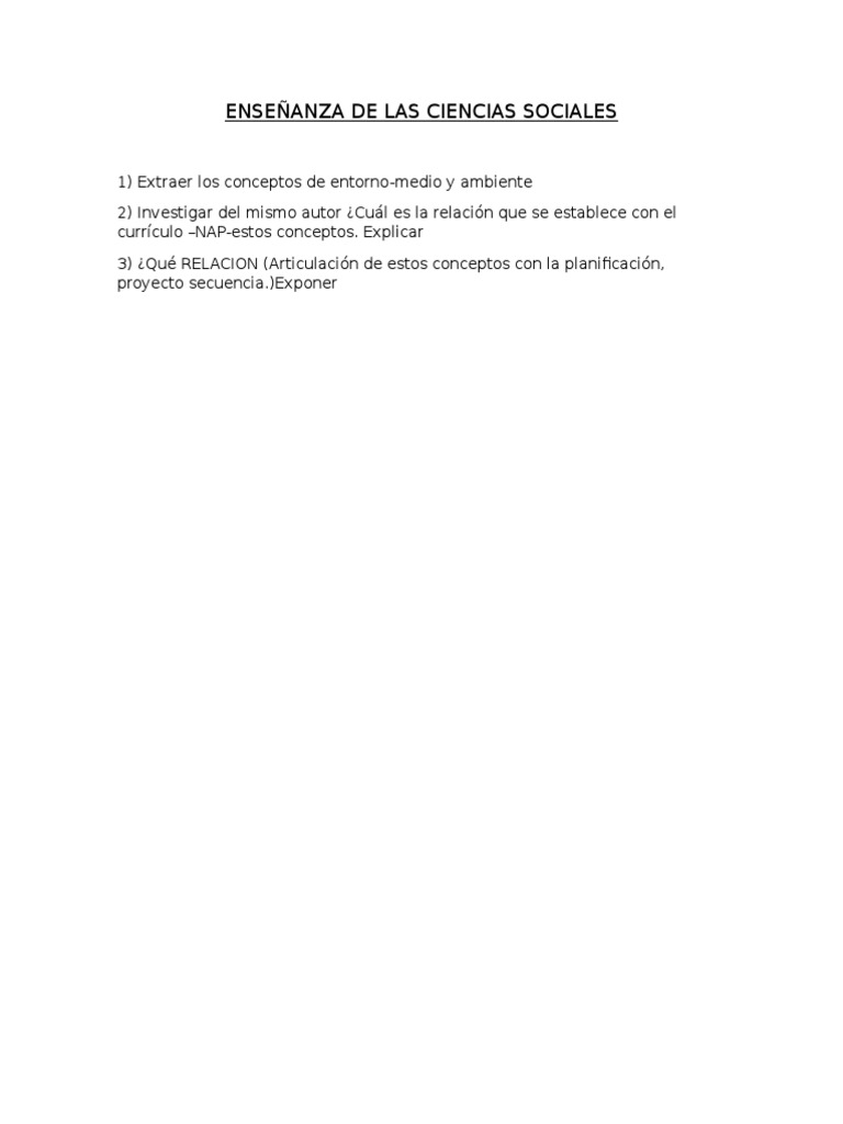 Enseñanza de Las Ciencias Sociales | PDF | Ciencia y matemáticas
