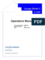 DBS 00250 Operators Manual For Voyage Master II S-VDR PQ