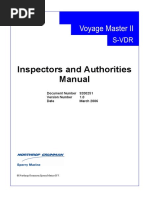 DBS 00251 Inspectors Manual For Voyage Master II S-VDR PQ