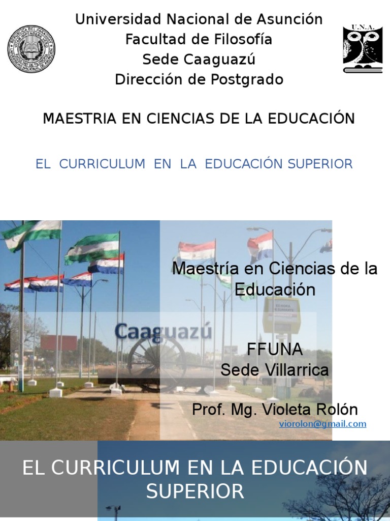 El Currículum en Educación Superior | PDF | Plan de estudios | Teoría