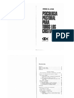 Psicología Pastoral para Todos Los Cristianos. Jorge ón PDF | PDF |  luterano