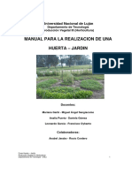 Manual para La Realizacion de Una Huerta - Jardin
