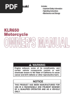 KL650E9 Owner's Manual