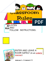 Listen AND Follow Instructions.: and Also - . - Follow The Rules of Labs, Workshops, Ict Rooms, Etc