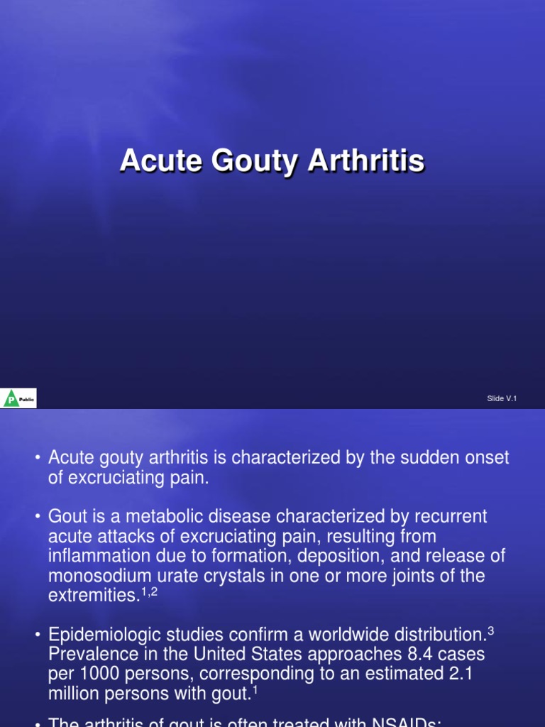 New Acute Gouty Arthritis PDF