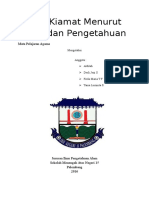 Hari Kiamat Menurut Teori Dan Pengetahuan