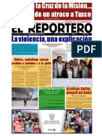 Gradoceropress Semanario Reportero No. 10424. Director Andrés Campuzano Baylón.