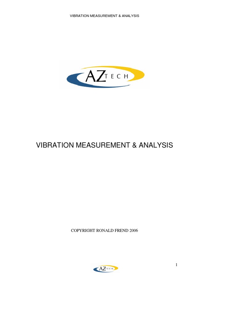 Vibration Analysis Measurement Manual | PDF | Root Mean Square ...
