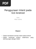 T11-Penggunaan Intent Pada Android