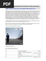 Download Eminem Recovery Download Full Album Leaked Mediafire by timmy_t SN32706435 doc pdf
