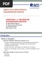 Chapter 1-1 Design Against Failure