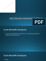 Cost-Benefit and Break-Even Analysis Decision Tools