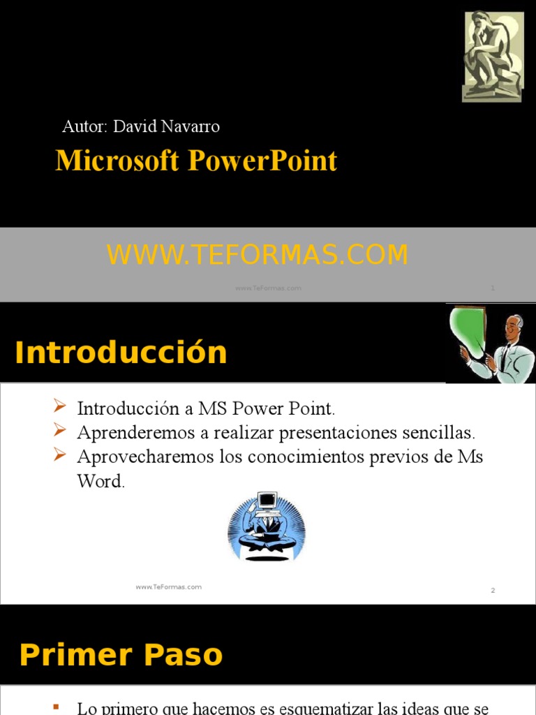Ejercicio Power Point 1 | PDF