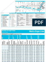 New Expo Line Timetable Effective Oct 23, 2016