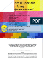 "Manajemen Informasi": Presentasi Specialit Alkes