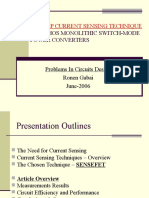Presentation - On-Chip Current Sensing Technique For Cmos Monolithic Switch-Mode