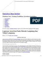 Laporan Arus Kas Pada Metode Langsung Dan Tidak Langsung - Samudera Ilmu Institut