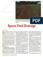 Sports Field Drainage