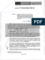 Resolución Del Tribunal Del OSCE 1723-2016 (Documentación Inexacta)