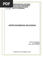 ARTES ESCENICAS APLICADAS