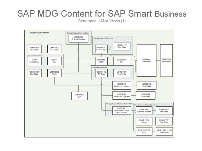 SAP MDG Content For SAP Smart: Business | PDF