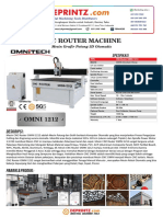 Brosur Katalog Mesin CNC Router OMNI 1212