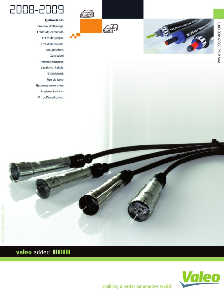 VALEO - Ignition Leads 2008 - 2009 PDF | PDF | Commercial Vehicles