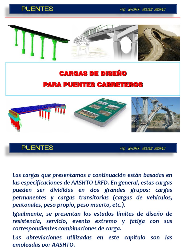 Clase 4 Cargas de Diseño 16 2 Fatiga (material) Puente