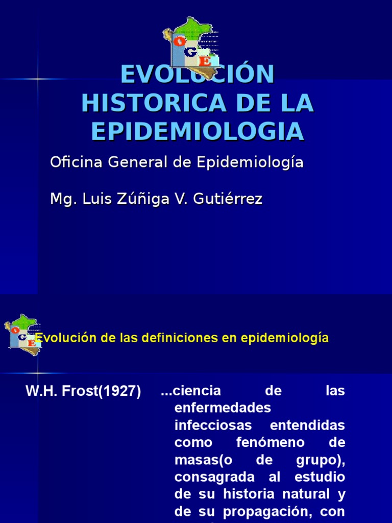 Evolución Historica de La Epidemiologia Epidemiología