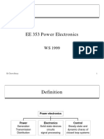 EE 353 Power Electronics: B. Chowdhury 1