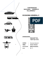 Monografía Turismo - Economía.