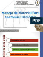 Manejo de Material Para Anatomía Patológica