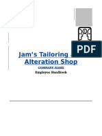 Jam's Tailoring and Alteration Shop: Company Name