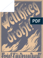 Erich Ludendorff: Weltkrieg Droht (1930, 100 S., Scan, Fraktur)