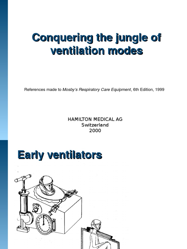Understanding Ventilation Modes in ICU | PDF | Breathing | Respiratory ...
