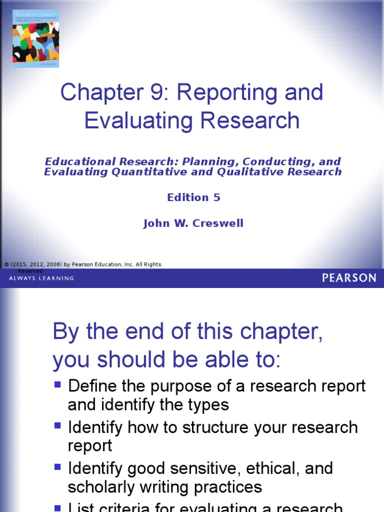 Creswell Chap 9 Fall 2016 PDF Qualitative Research Quantitative
